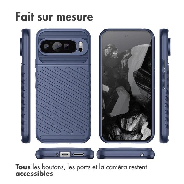 imoshion Coque arrière Thunder Google Pixel 9 Pro XL - Bleu foncé