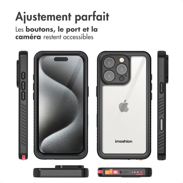 imoshion Étui étanche 360 Apple iPhone 16 Pro - Noir