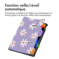 imoshion Coque tablette Design Trifold Lenovo Idea Tab - Flower Distance