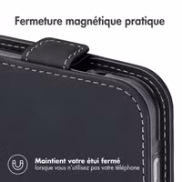 Accezz Étui à rabat Samsung Galaxy A57 (5G) - Noir