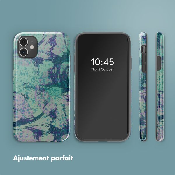 Selencia Coque arrière Vivid Tough iPhone 11 - Fresh Paint Green