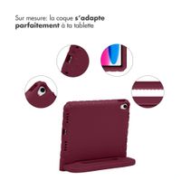 imoshion Coque kidsproof avec poignée Apple iPad 11 (2025) 11 pouces A16 / iPad 10 (2022) 10.9 pouces - Velvet Plum