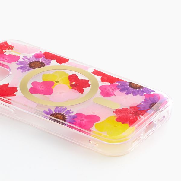 iDeal of Sweden Coque Clear MagSafe Apple iPhone 17e / 16e / 15 / 14 / 13 - Tropical Floral