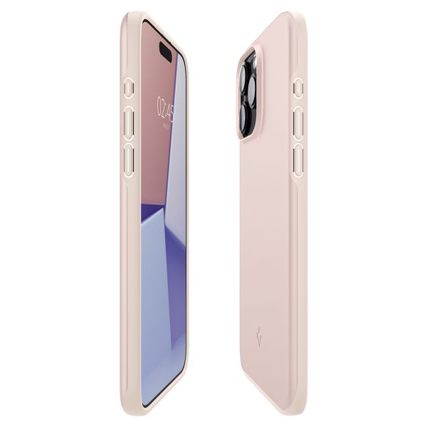 Spigen Coque Thin Fit iPhone 15 Pro - Pink Sand