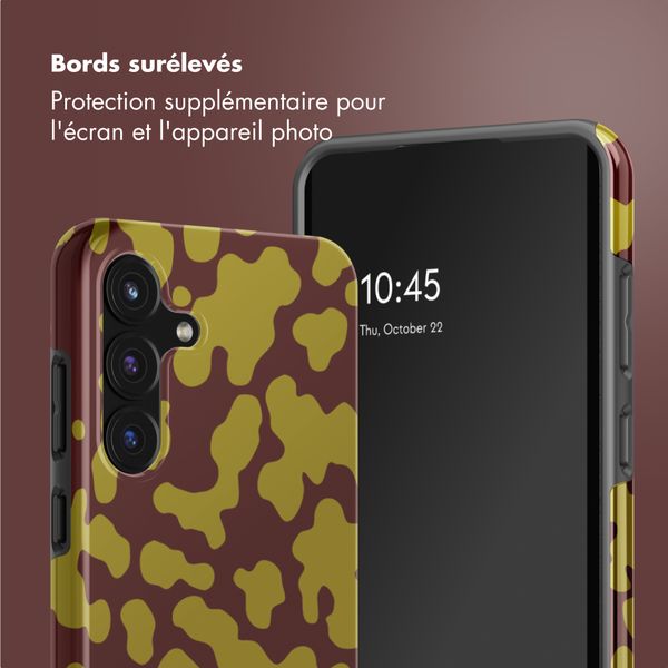 Selencia Coque arrière Vivid Samsung Galaxy S25 FE - Moo'd Olive Dust