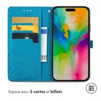 imoshion Etui de télephone Mandala Apple iPhone 16 - Turquoise