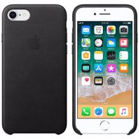 Apple Coque en cuir Apple iPhone SE (2022 / 2020) / 8 / 7 - Noir