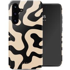 Selencia Coque arrière Vivid Samsung Galaxy S25 FE - Art Wave Black