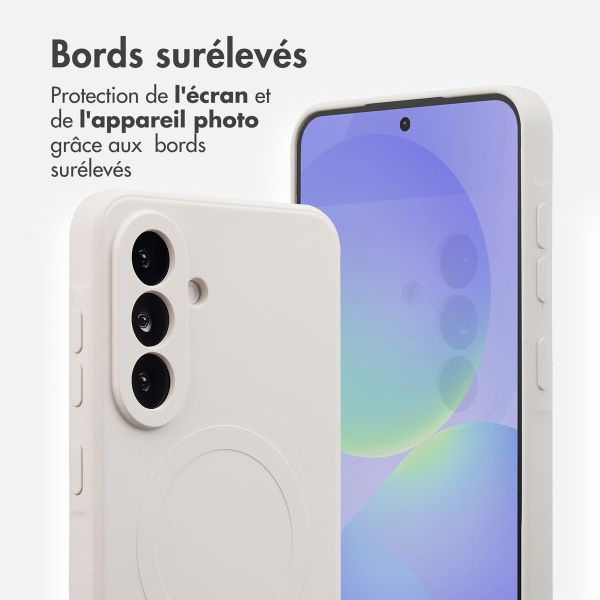 imoshion Coque Couleur avec MagSafe Samsung Galaxy A36 - Beige