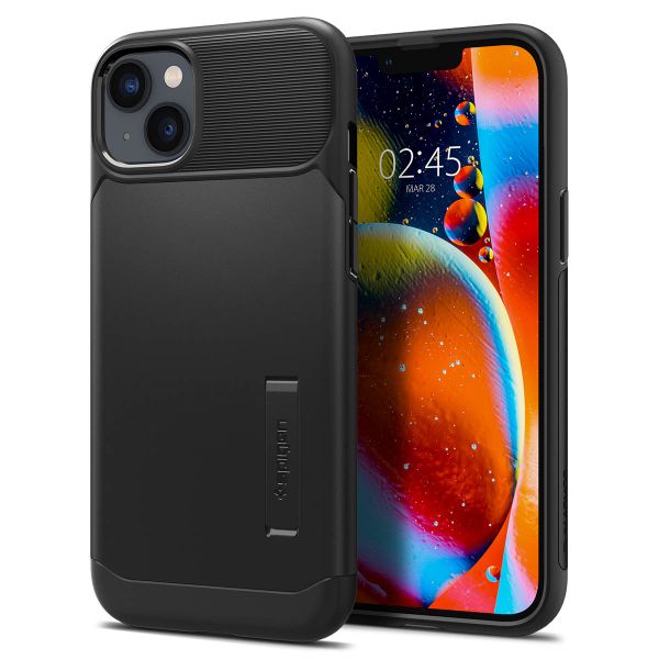 Spigen Slim Armor Backcover iPhone 14 - Noir