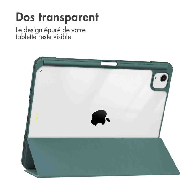 imoshion Coque tablette rigide Trifold iPad Air 13 pouces (2025) M3 / (2024) M2 - Vert