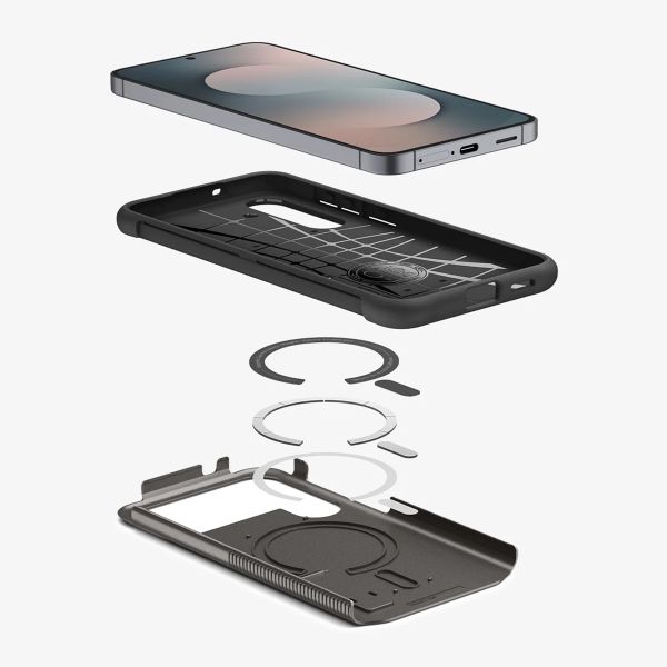 Spigen Coque Slim Armor MagSafe Samsung Galaxy S25 FE - Gunmetal