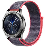 imoshion Bracelet en nylon Samsung Galaxy Watch 3 (45 mm) / Watch (46 mm) / Gear S3 Frontier / Gear S3 Classic (22 mm) - Rouge