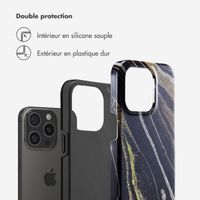 Selencia Coque arrière Vivid Apple iPhone 15 Pro - Chic Marble