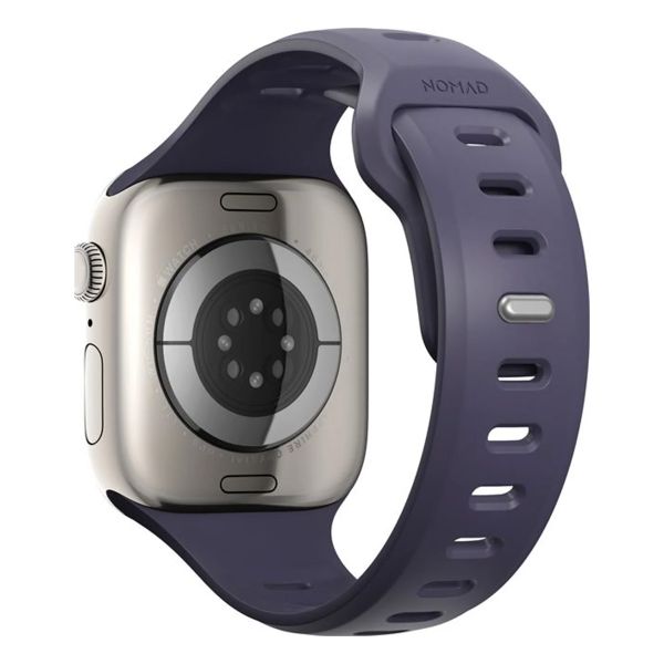 Nomad Bracelet Tempo en silicone Apple Watch Series 1 - 9 / SE (38/40/41 mm) | Series 10 / 11 (42 mm) - Purple