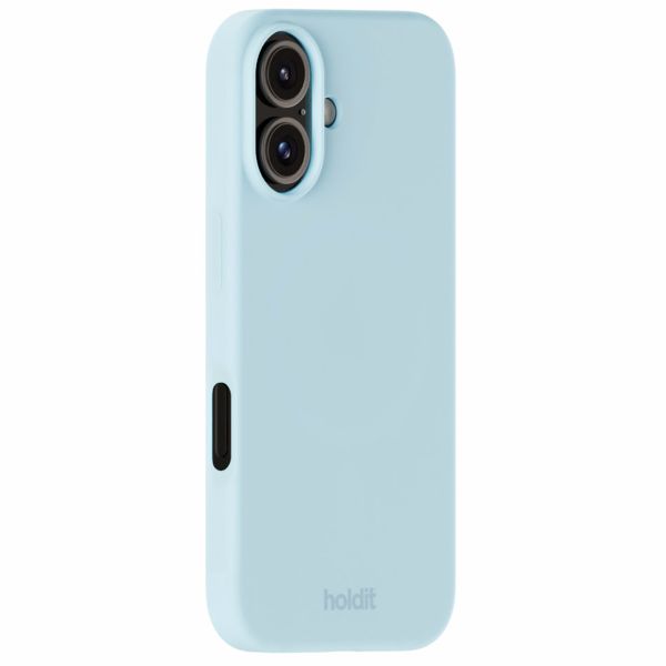 Holdit Coque Silicone Apple iPhone 16 - Mineral Blue