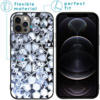 imoshion Coque Design iPhone 12 (Pro) - Graphique - Bling Argent