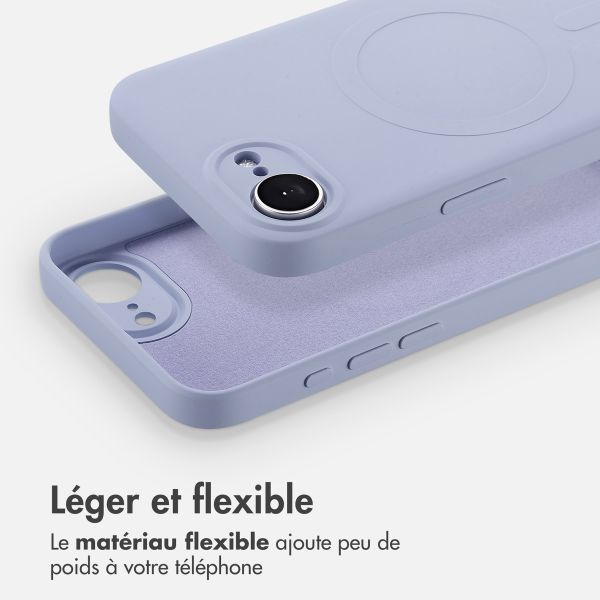 imoshion Coque Couleur avec MagSafe iPhone 16e - Lila