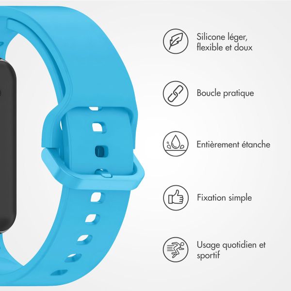 imoshion Bracelet en silicone Samsung Galaxy Fit 3 - Bleu clair