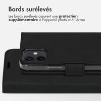 Accezz Étui de télephone Wallet Apple iPhone 12 (Pro) - Noir