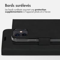 Accezz Étui de téléphone Wallet iPhone 12 (Pro) - Noir