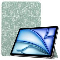 imoshion Coque tablette Design Trifold Apple iPad Air 11 pouces (2026) M4 / (2025) M3 / (2024) M2 / Air 5 (2022) / Air 4 (2020) - Botanica