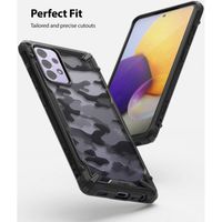 Ringke Coque Fusion X Samsung Galaxy A72 - Camo Noir