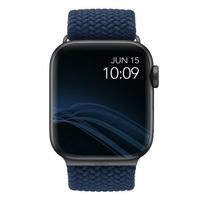 Uniq Bracelet tressé Aspen Apple Watch Series 1 t/m 9 / SE (38/40/41 mm) | Series 10 / 11 (42 mm) - Oxford Blue