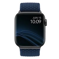 Uniq Bracelet tressé Aspen Apple Apple Watch Series 1 á 9 / SE (38/40/41 mm) | Series 10 (42 mm) - Bleu Oxford