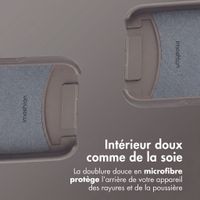 imoshion Coque arrière Color avec cordon amovible et MagSafe Samsung Galaxy S26 - Black Coffee