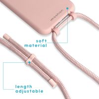 imoshion Coque de couleur avec cordon amovible iPhone 11 - Rose