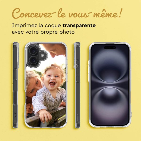 Concevez votre MagSafe Clear Case Apple iPhone 16 - Transparent