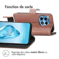 imoshion Étui de télephone portefeuille de luxe OnePlus 12R - Marron