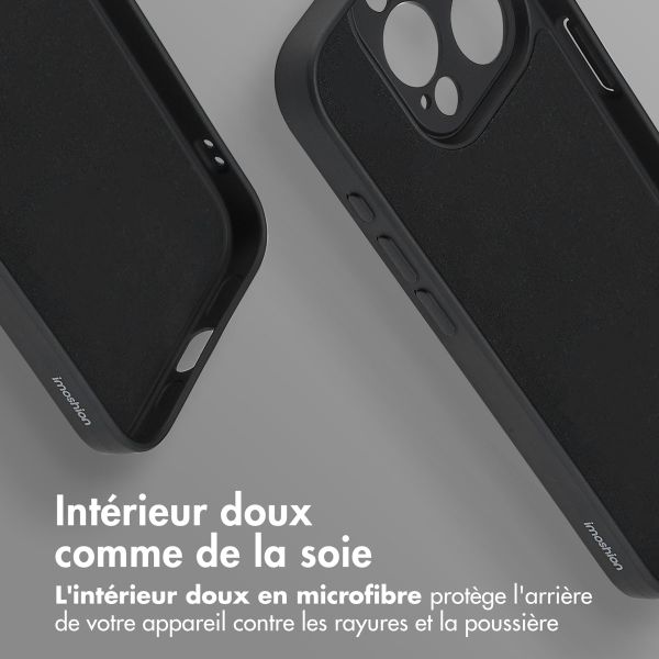 imoshion Coque Couleur avec MagSafe Apple iPhone 15 Pro - Noir