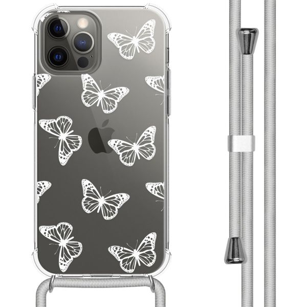 imoshion Coque Design avec cordon iPhone 12 (Pro) - Butterfly