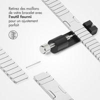 Selencia Bracelet à maillons en acier Apple Watch Series 1 t/m 11 / SE / Ultra (44/45/46/49 mm) - Argent