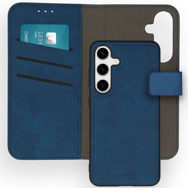 imoshion Etui de téléphone de type portefeuille de luxe 2-en-1 amovible Samsung Galaxy S24 - Bleu