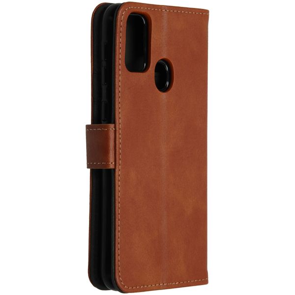 imoshion Étui de télephone portefeuille de luxe Samsung Galaxy M30s / M21 - Marron