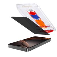 Accezz Protection d'écran en verre trempé avec filtre de confidentialité + Applicateur Apple iPhone 15 Pro Max