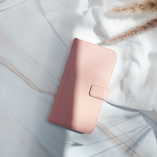 Selencia Étui portefeuille en cuir véritable Apple iPhone 11 - Dusty Pink