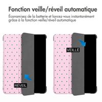 imoshion Coque tablette Design Trifold Samsung Galaxy Tab A11 Plus / A9 Plus - Happy Dots
