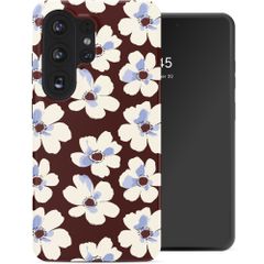 Selencia Coque arrière Vivid avec MagSafe Samsung Galaxy S26 Ultra - Choco Flower Pop