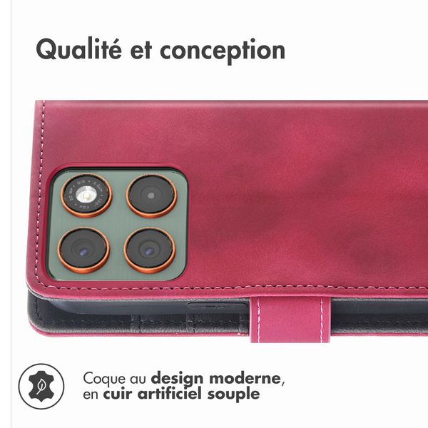 imoshion Etui de télephone portefeuille avec cordon Motorola Edge 70 - Rouge