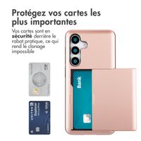 imoshion Coque arrière avec porte-cartes Samsung Galaxy S25 - Rose Dorée