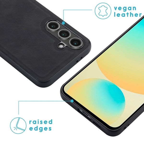 imoshion Etui de télephone luxe 2-en-1 amovible Samsung Galaxy S24 FE - Noir