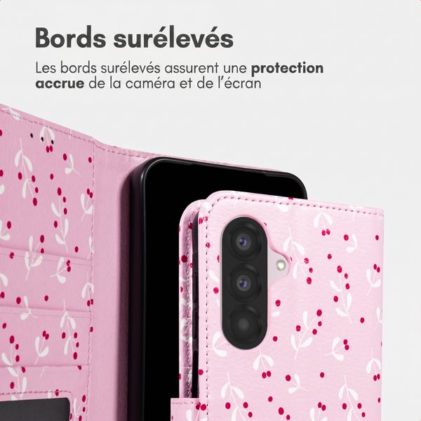 imoshion Étui de télephone portefeuille Design Samsung Galaxy A26 - Blush Berries