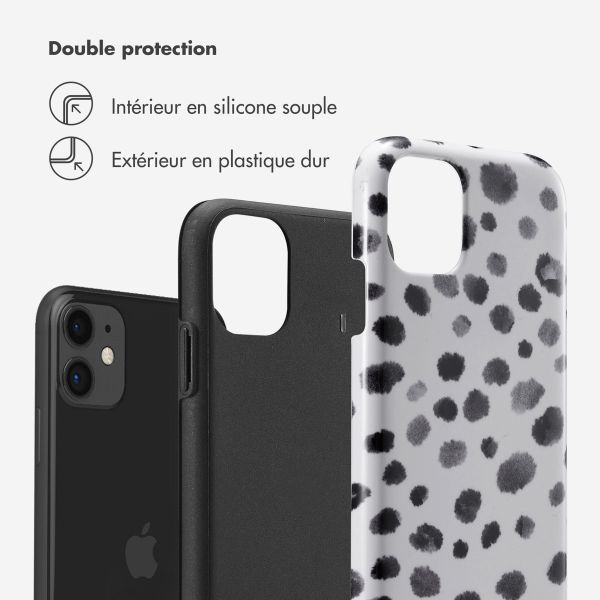 Selencia Coque arrière Vivid Tough iPhone 11  - Trendy Leopard