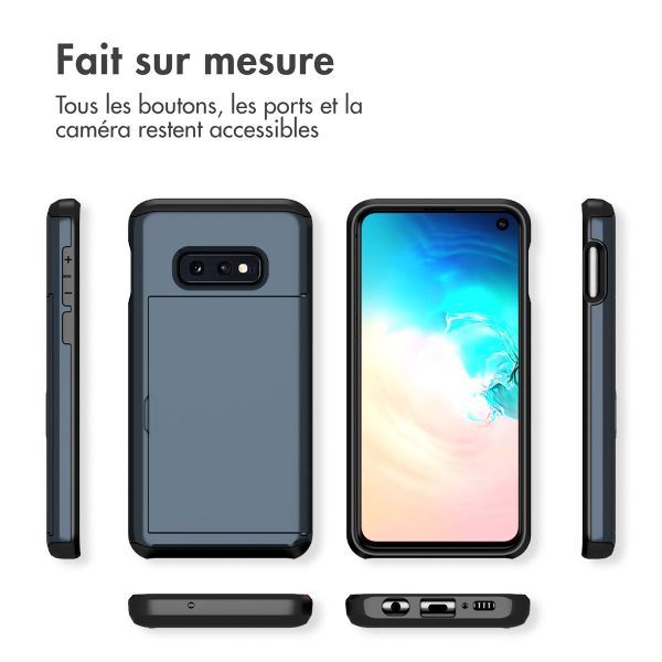 imoshion Coque arrière avec porte-cartes Samsung Galaxy S10e - Bleu foncé