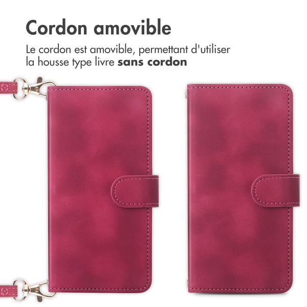 imoshion Etui de télephone portefeuille avec cordon Samsung Galaxy S23 - Rouge