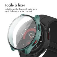 imoshion Coque rigide à couverture complète Samsung Galaxy Watch 6 - 44 mm - Vert foncé